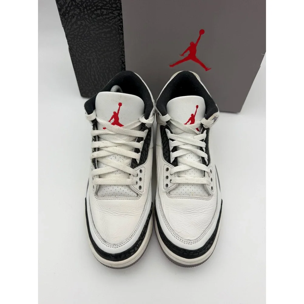 Air Jordan 3 Retro Summit White Fire Red Black Cement Mens 9 CT8532-106 OG Box